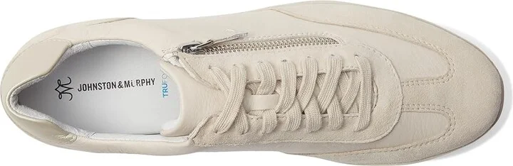 Johnston & Murphy Gracie Side-Zip Women's Snow Shoes Bone : 8.5 M, Leather - Image 2