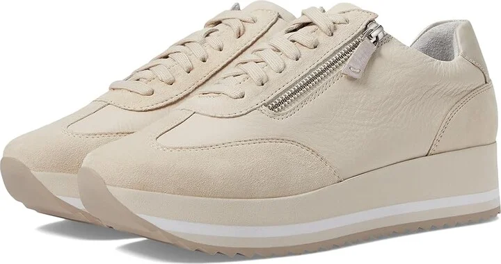 Johnston & Murphy Gracie Side-Zip Women's Snow Shoes Bone : 8.5 M, Leather