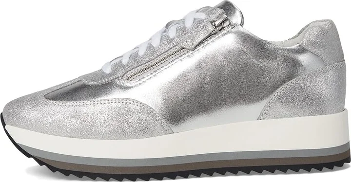 Johnston & Murphy Gracie Side-Zip Women's Snow Shoes Silver Metallic : 6 M, Leather - Image 6