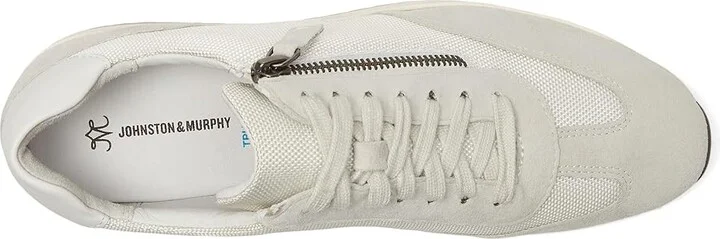 Johnston & Murphy Gracie Side-Zip Women's Snow Shoes White Nylon Suede : 11 M, Leather - Image 2