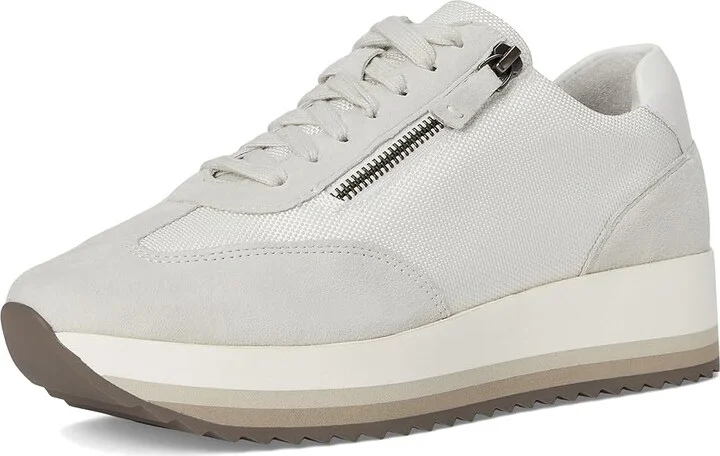 Johnston & Murphy Gracie Side-Zip Women's Snow Shoes White Nylon Suede : 11 M, Leather - Image 5