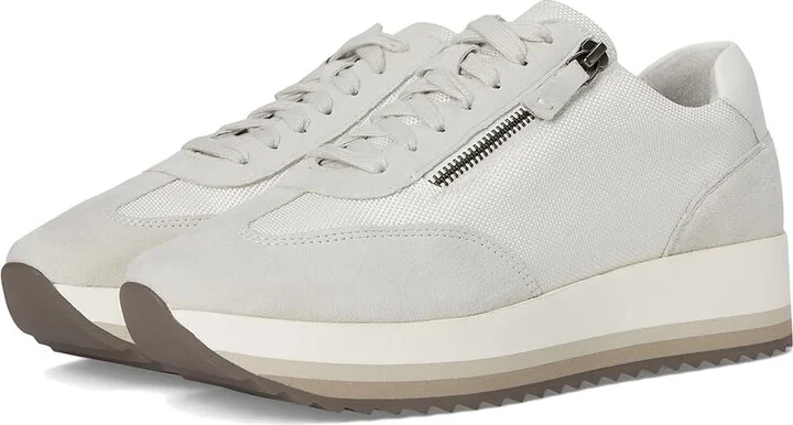 White Nylon Suede