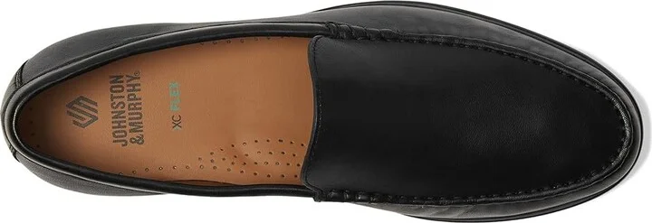Johnston & Murphy Harrison Venetian Men's Lace-up Boots Black Glove Leather : 8.5 M (D) - Image 2