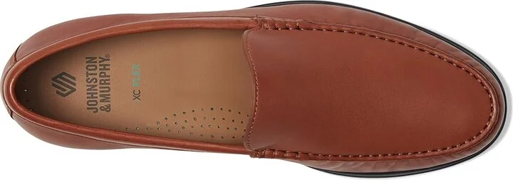Johnston & Murphy Harrison Venetian Men's Lace-up Boots Cognac Glove Leather : 8.5 M (D) - Image 2