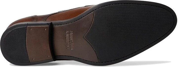 Johnston & Murphy Hawthorn Cap Toe Men's Shoes Tan Full Grain : 12 M (D), Leather - Image 3