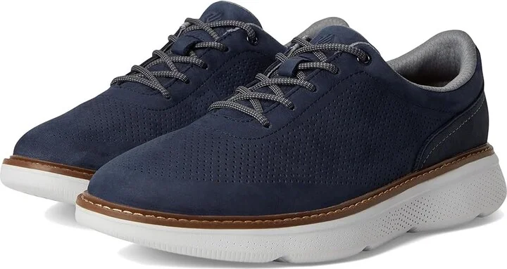 Johnston & Murphy Hayden Perfed U-Throat Men's Lace-up Boots Denim Nubuck : 10 M (D), Leather