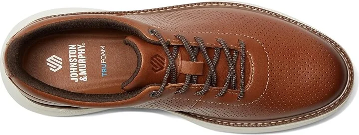 Johnston & Murphy Hayden Perfed U-Throat Men's Lace-up Boots Tan Full Grain : 10 M (D), Leather - Image 2