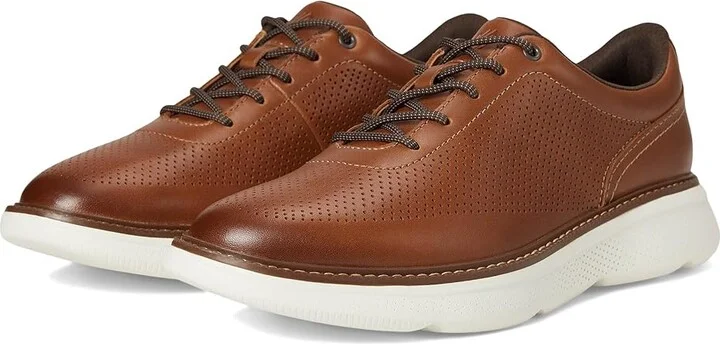 Johnston & Murphy Hayden Perfed U-Throat Men's Lace-up Boots Tan Full Grain : 10 M (D), Leather