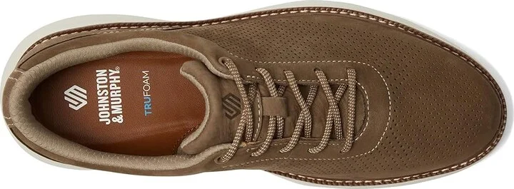 Johnston & Murphy Hayden Perfed U-Throat Men's Lace-up Boots Taupe Nubuck : 12 M (D), Leather - Image 2