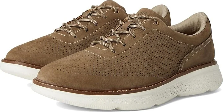 Johnston & Murphy Hayden Perfed U-Throat Men's Lace-up Boots Taupe Nubuck : 12 M (D), Leather