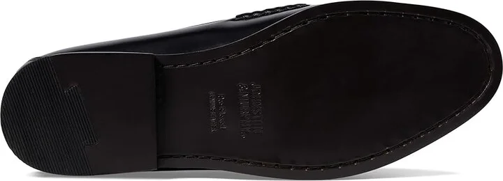 Johnston & Murphy Hayes Penny Loafer Men's Shoes Black : 8.5 W (EE), Leather - Image 4