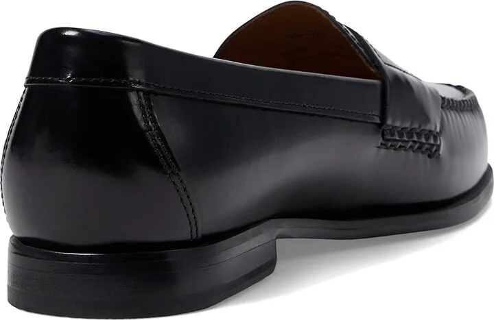 Johnston & Murphy Hayes Penny Loafer Men's Shoes Black : 8.5 W (EE), Leather - Image 5