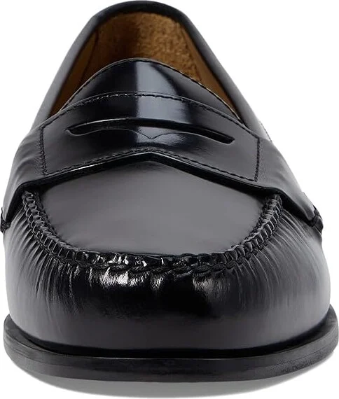 Johnston & Murphy Hayes Penny Loafer Men's Shoes Black : 8.5 W (EE), Leather - Image 6