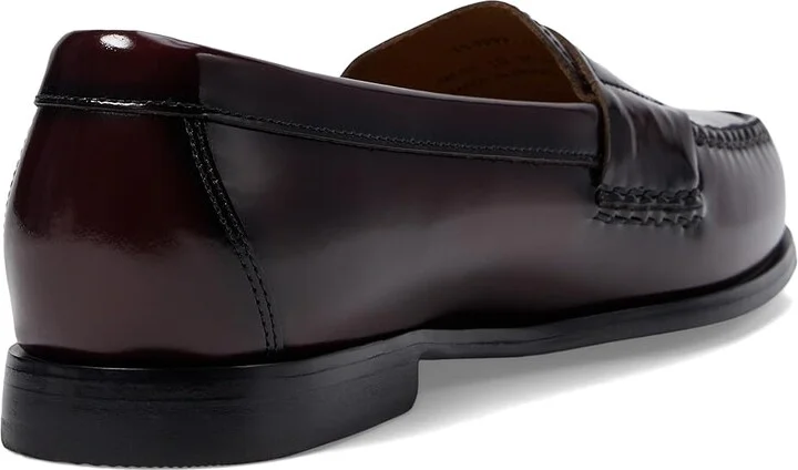 Johnston & Murphy Hayes Penny Loafer Men's Shoes Burgundy : 8.5 W (EE), Leather - Image 5