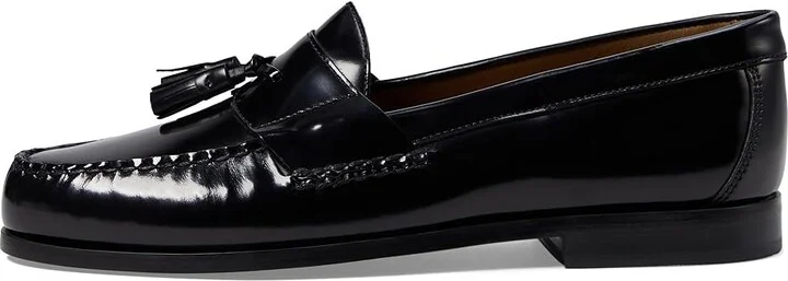 Johnston & Murphy Hayes Tassel Loafer Men's Shoes Black : 7 M (D), Leather - Image 7