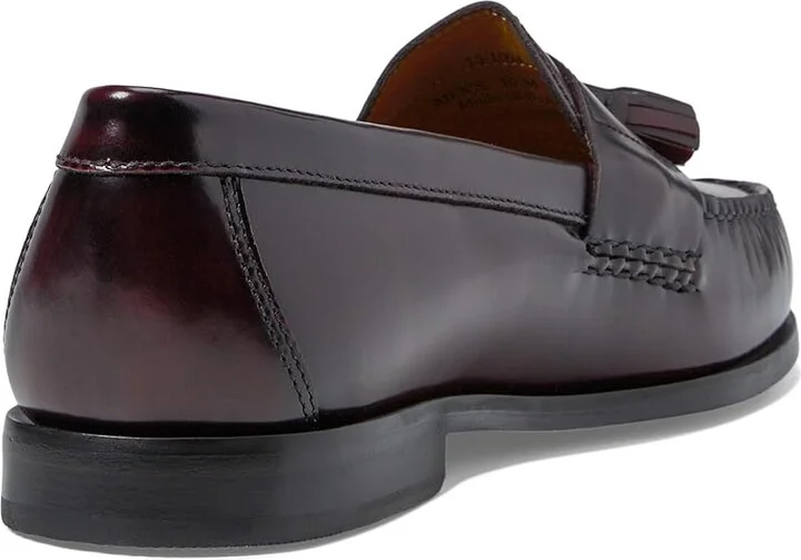 Johnston & Murphy Hayes Tassel Loafer Men's Shoes Burgundy : 8 M (D), Leather - Image 5