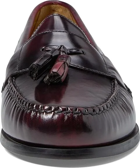 Johnston & Murphy Hayes Tassel Loafer Men's Shoes Burgundy : 8 M (D), Leather - Image 6