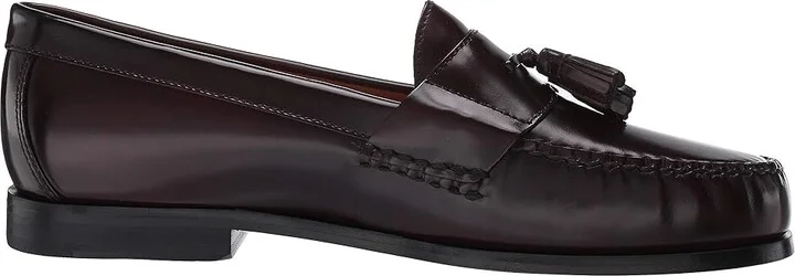 Johnston & Murphy Hayes Tassel Loafer Men's Shoes Burgundy : 8 M (D), Leather - Image 8