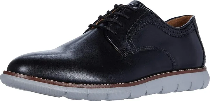Johnston & Murphy Holden Plain Toe Oxford Men's Shoes Black Full Grain : 8 M (D), Full Grain leather - Image 2