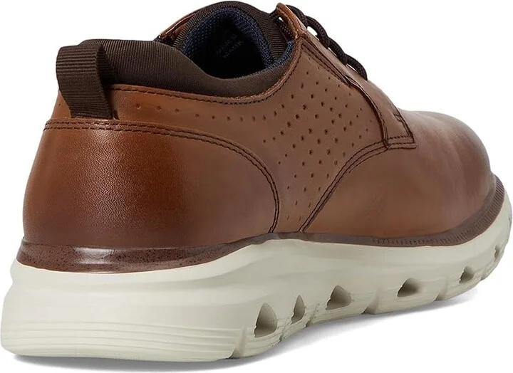 Johnston & Murphy Jenkins Plain Toe Men's Shoes Brown Leather : 11 M (D) - Image 4