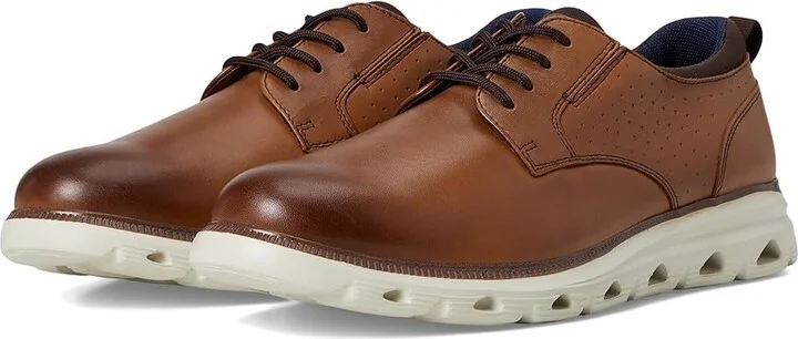 Johnston & Murphy Jenkins Plain Toe Men's Shoes Brown Leather : 11 M (D)