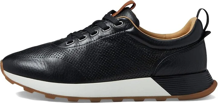 Johnston & Murphy Kinnon Perfed Jogger Men's Shoes Black Full Grain : 8 M (D), Leather - Image 6