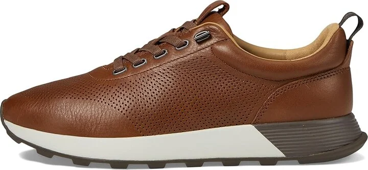 Johnston & Murphy Kinnon Perfed Jogger Men's Shoes Tan Full Grain 2 : 8 M (D), Leather - Image 6