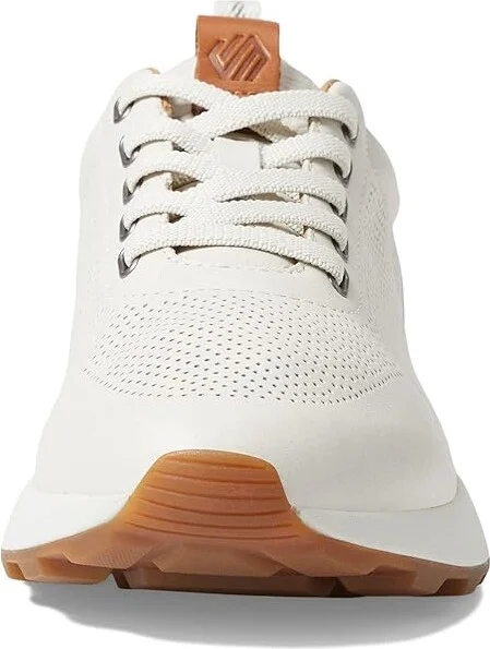 Johnston & Murphy Kinnon Perfed Jogger Men's Shoes White Full Grain : 8.5 M (D), Leather - Image 5