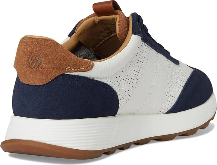 Johnston & Murphy Kinnon T-Toe Men's Lace-up Boots Navy Suede/White Full Grain : 11.5 M (D), Leather/Rubber/Suede - Image 4