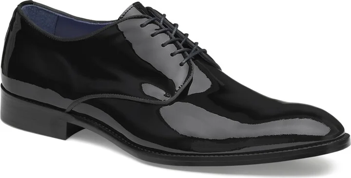 Black Italian Patent Calfskin