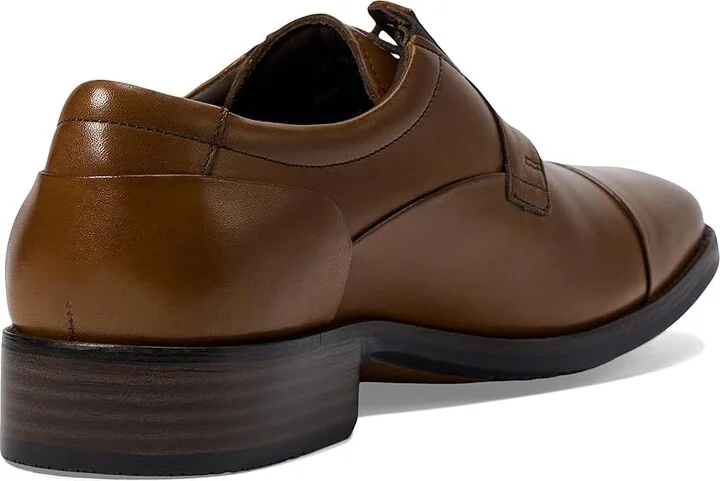 Johnston & Murphy Lancaster Dress Cap Toe Oxford Men's Lace Up Cap Toe Shoes Tan Full Grain : 7 M (D), Full Grain leather - Image 5
