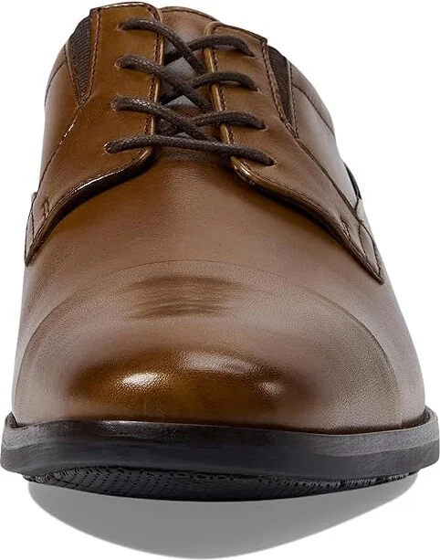 Johnston & Murphy Lancaster Dress Cap Toe Oxford Men's Lace Up Cap Toe Shoes Tan Full Grain : 7 M (D), Full Grain leather - Image 6