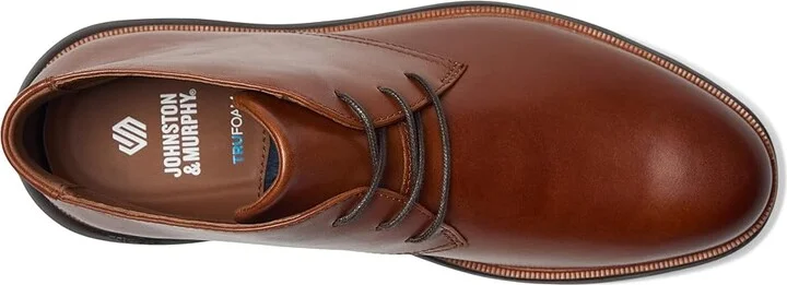 Johnston & Murphy Larkin Chukka Men's Boots Tan Italian Calfskin : 12 M (D), Leather - Image 2