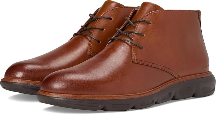 Johnston & Murphy Larkin Chukka Men's Boots Tan Italian Calfskin : 12 M (D), Leather