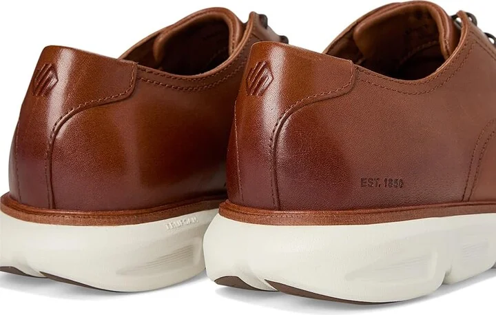Johnston & Murphy Larkin Plain Toe Men's Shoes Tan Italian Calfskin : 8.5 M (D), Leather - Image 7