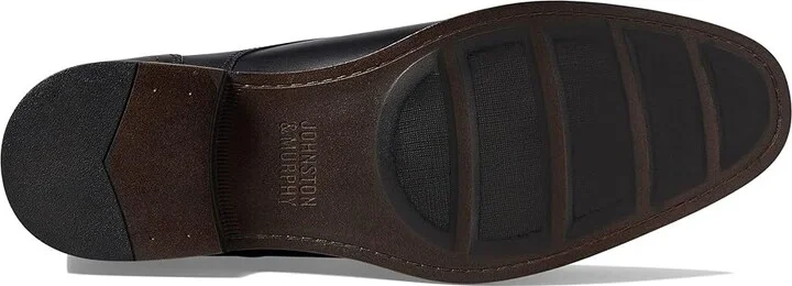 Johnston & Murphy Lewis Plain Toe Men's Shoes Black Full Grain : 8 M (D), Leather - Image 3