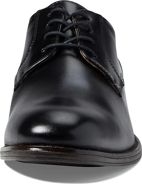 Johnston & Murphy Lewis Plain Toe Men's Shoes Black Full Grain : 8 M (D), Leather - Image 5