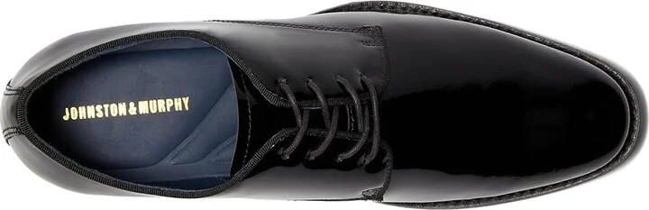 Johnston & Murphy Lewis Plain Toe Men's Shoes Black Patent Leather : 10.5 M (D) - Image 2