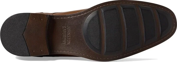 Johnston & Murphy Lewis Plain Toe Men's Shoes Tan Full Grain : 8.5 M (D), Leather - Image 3