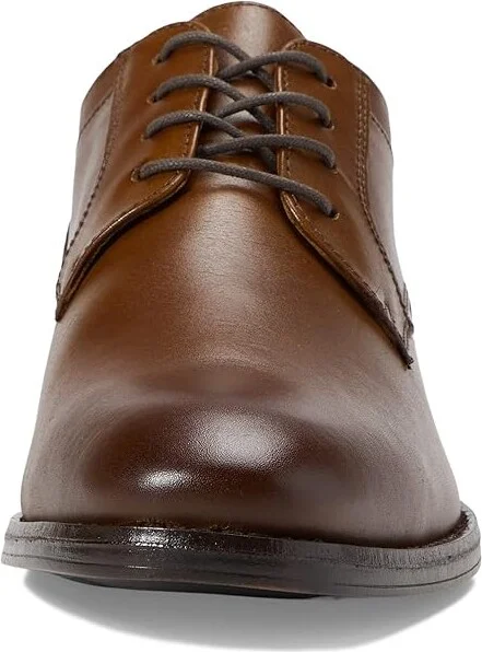 Johnston & Murphy Lewis Plain Toe Men's Shoes Tan Full Grain : 8.5 M (D), Leather - Image 5