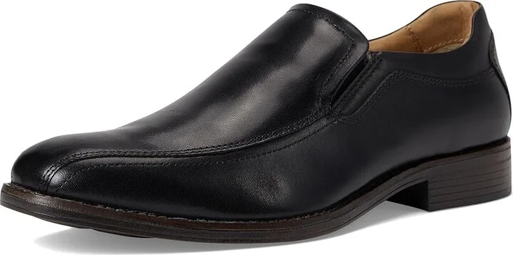Johnston & Murphy Lewis Venetian Men's Shoes Black Full Grain : 8 M (D), Leather - Image 5