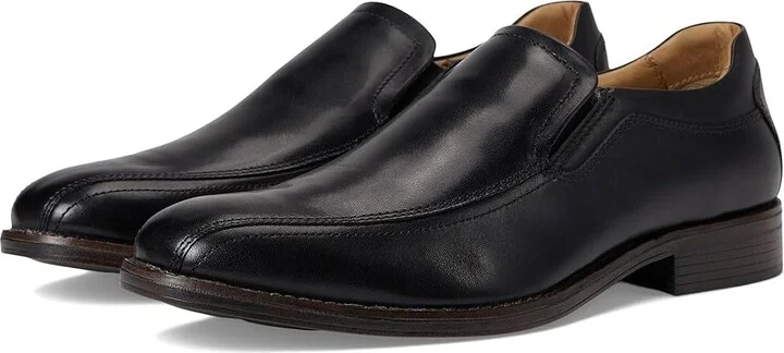 Johnston & Murphy Lewis Venetian Men's Shoes Black Full Grain : 8 M (D), Leather