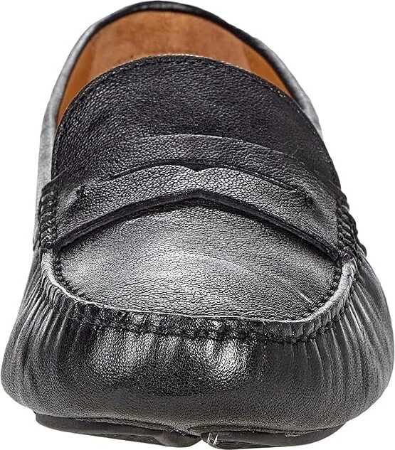 Johnston & Murphy Maggie Penny Women's Dress Flat Shoes Black Washed Sheepskin : 6 M - Image 5