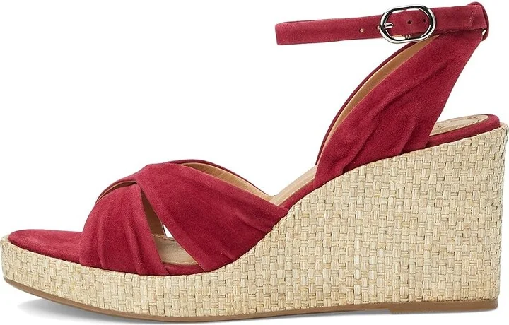 Johnston & Murphy Marcia Cross-Band Sandal Women's Sandals Red : 7 M, Leather - Image 6