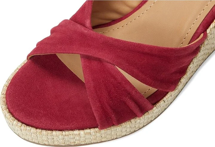 Johnston & Murphy Marcia Cross-Band Sandal Women's Sandals Red : 7 M, Leather - Image 7