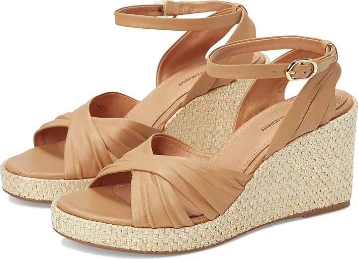 Johnston & Murphy Marcia Cross-Band Sandal Women's Sandals Tan : 11 M, Leather