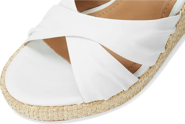 Johnston & Murphy Marcia Cross-Band Sandal Women's Sandals White : 8 M, Leather - Image 7