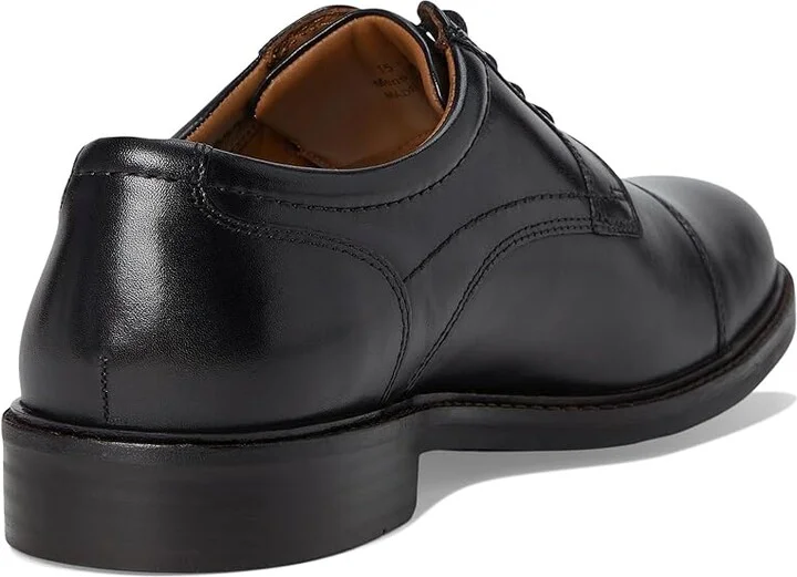 Johnston & Murphy Mason Cap Toe Men's Lace Up Wing Tip Shoes Black Full Grain : 10.5 M (D), EVA/Lace/Leather - Image 4