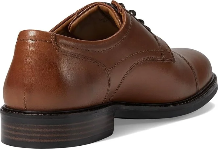 Johnston & Murphy Mason Cap Toe Men's Lace Up Wing Tip Shoes Tan Full Grain : 10 M (D), EVA/Lace/Leather - Image 4