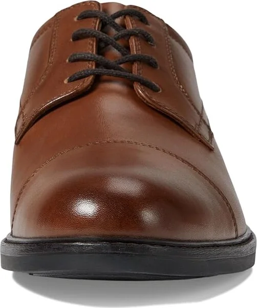 Johnston & Murphy Mason Cap Toe Men's Lace Up Wing Tip Shoes Tan Full Grain : 10 M (D), EVA/Lace/Leather - Image 5